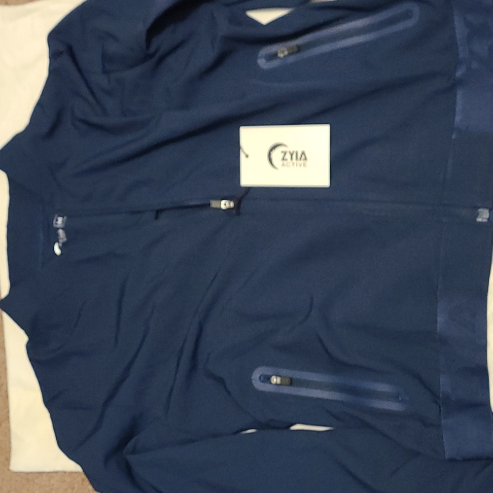 NWT ZYIA  NAVY CHILL JACKET